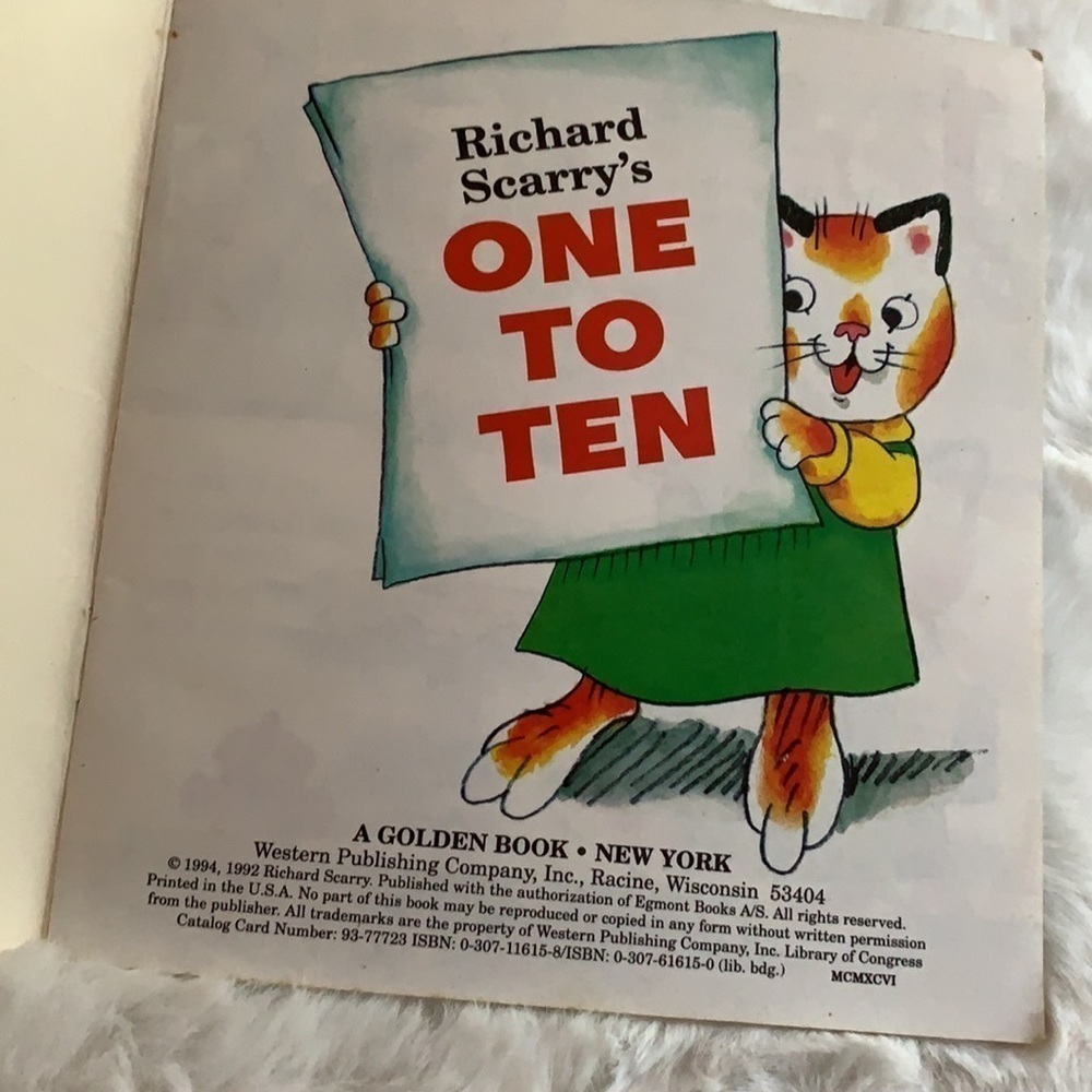 Vintage Paperback Book;Richard Scarry’s One to Ten - Picture 4 of 7